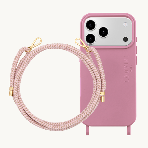 MILO Dusty Pink MagSafe iPhone Case & Cord TESSA Multicolour Pink-Taupe