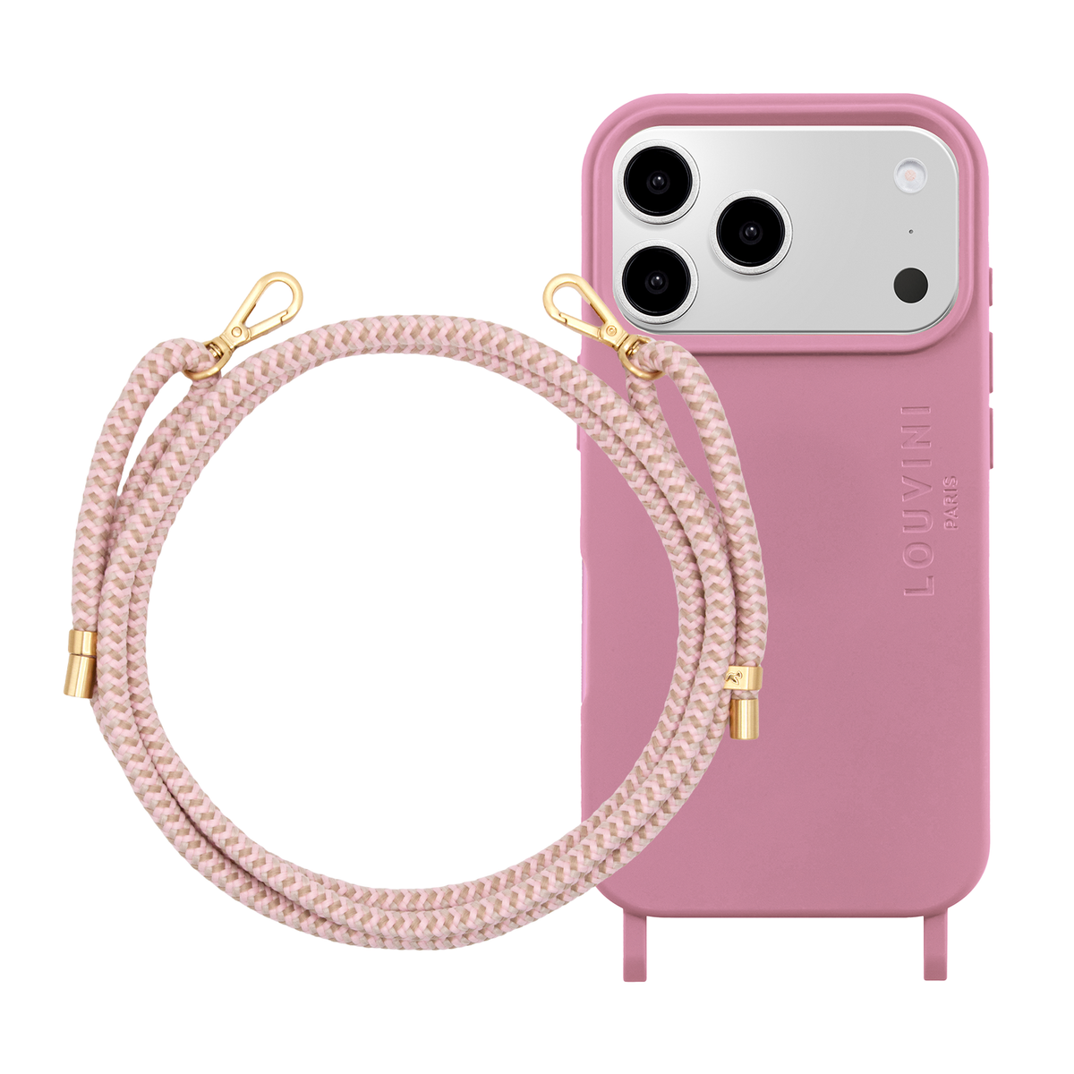 MILO Dusty Pink MagSafe iPhone Case & Cord TESSA Multicolour Pink-Taupe