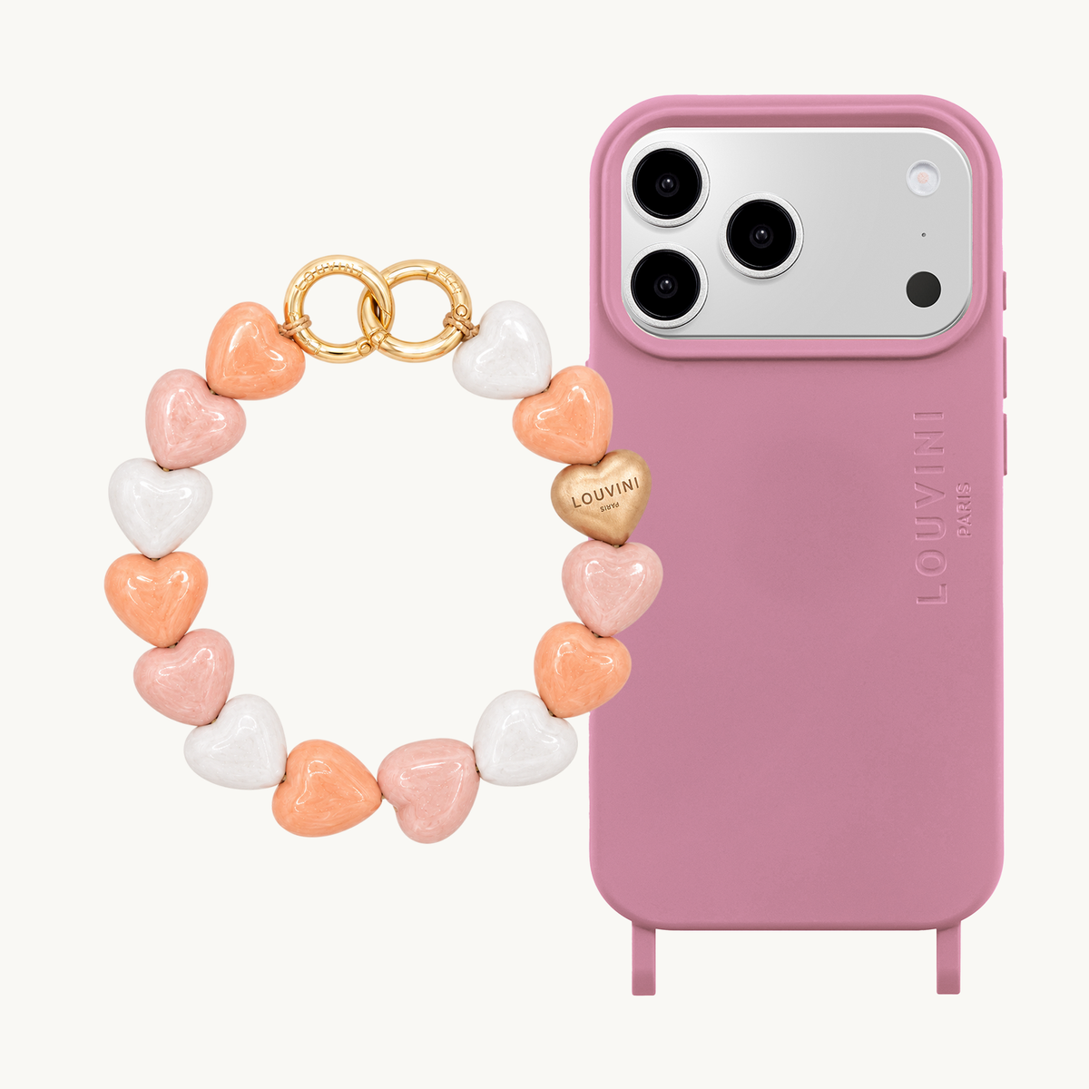 MILO Dusty Pink MagSafe iPhone Case & Bracelet PETIT CUORE Sorbet
