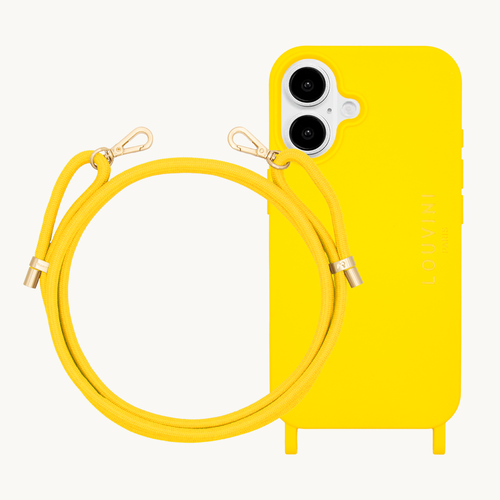 MILO Yellow iPhone Case & TESSA Sunny Yellow Cord