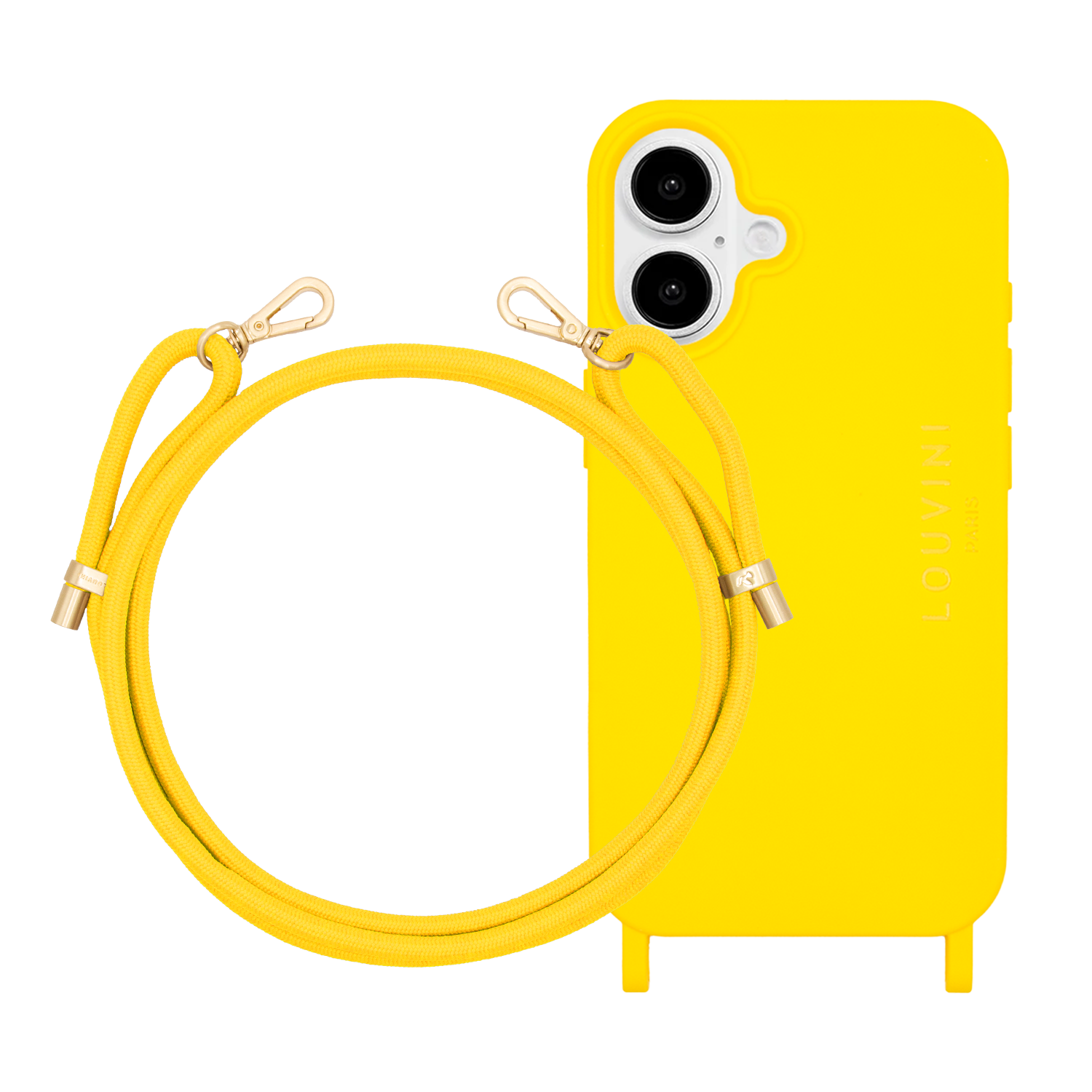 MILO Yellow iPhone Case & TESSA Sunny Yellow Cord