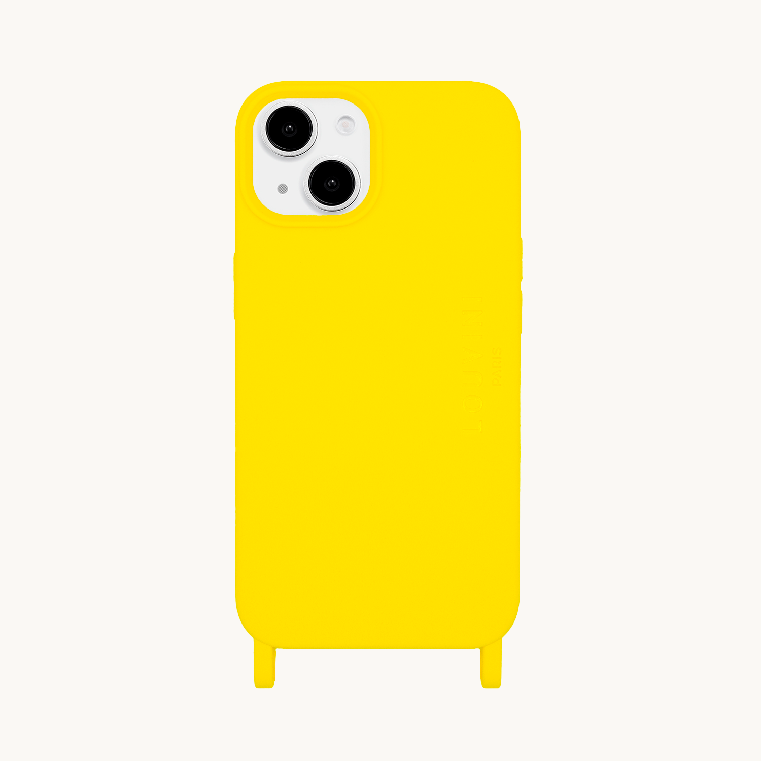 iPhone Case with loops MILO - Yellow