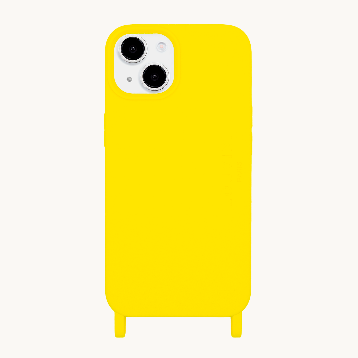 iPhone Case with loops MILO - Yellow