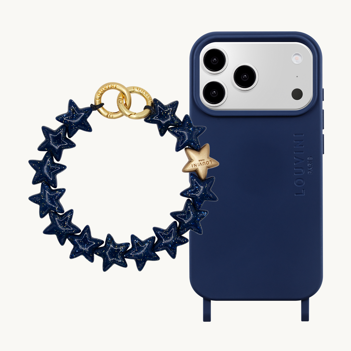 MILO Navy MagSafe iPhone Case & Bracelet PETIT ETOILE Midnight Blue