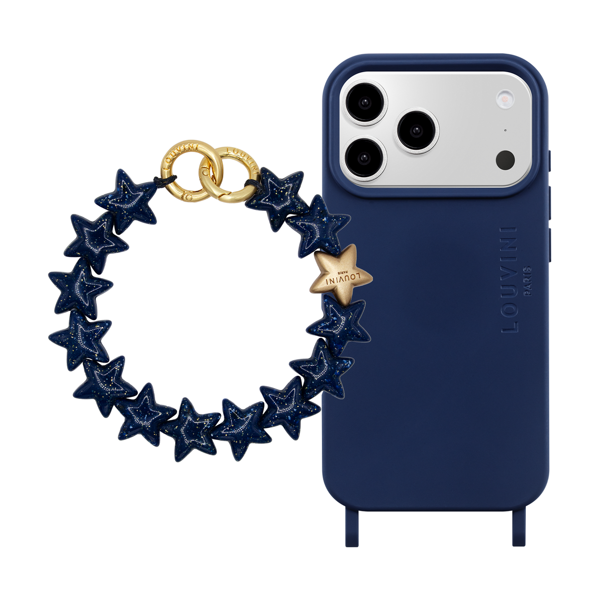 MILO Navy MagSafe iPhone Case & Bracelet PETIT ETOILE Midnight Blue