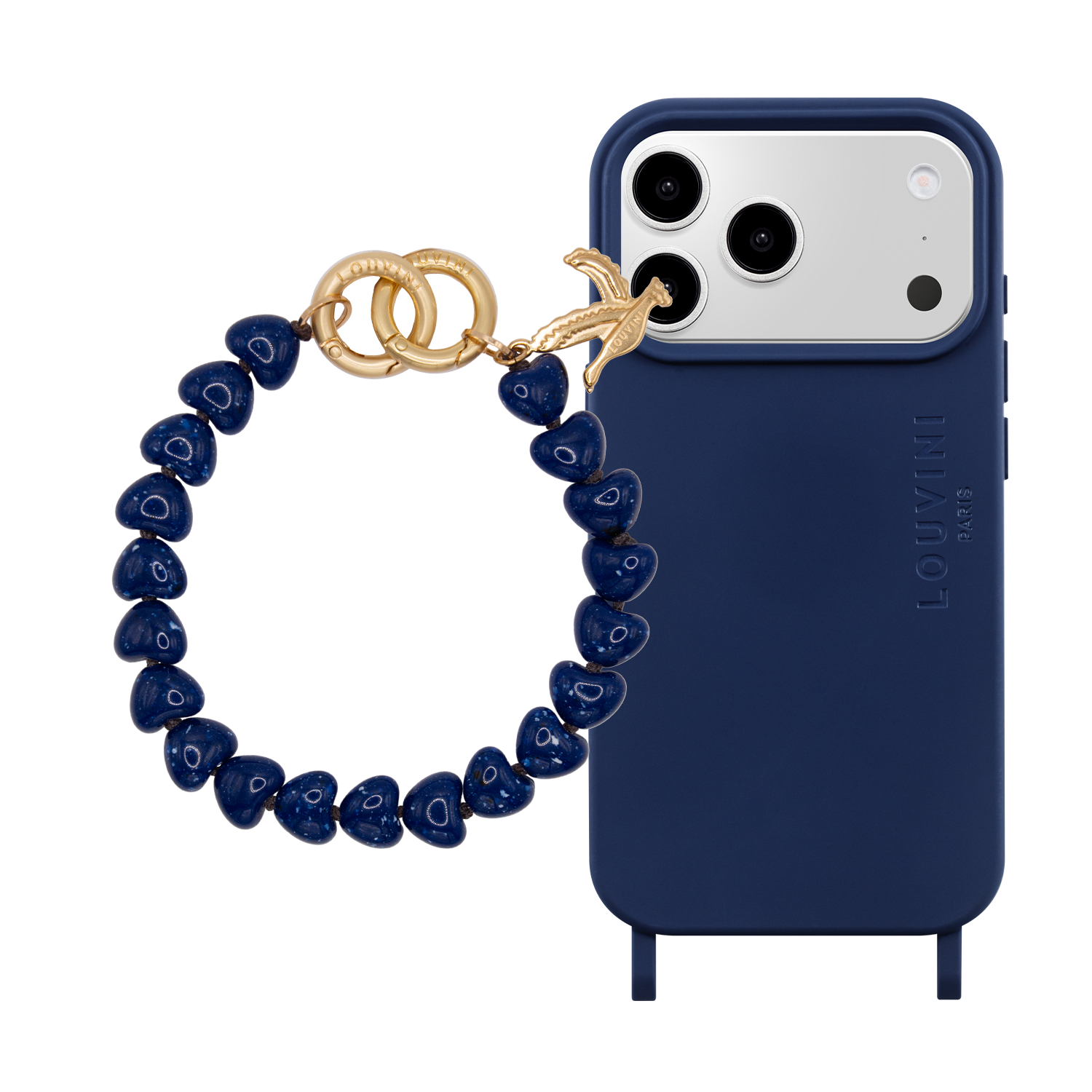 MILO MagSafe Navy iPhone Case & TINY CUORE Bracelet Navy