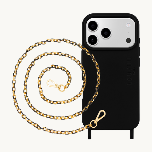 MILO MagSafe iPhone Case Black & MIA Chain Black