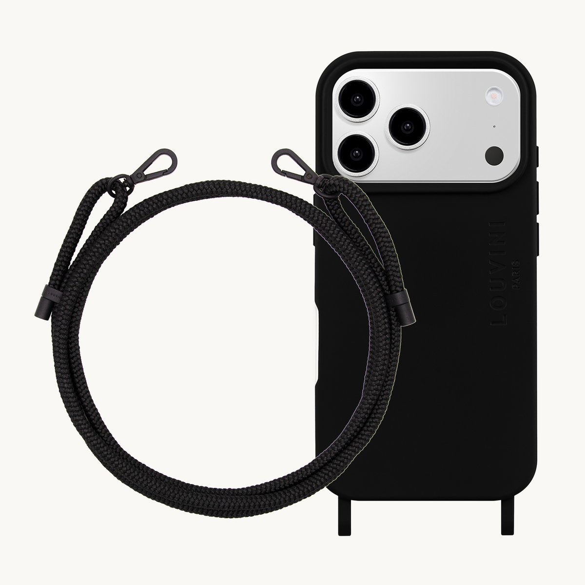 MILO MagSafe iPhone Case Black & SAM Cord Black