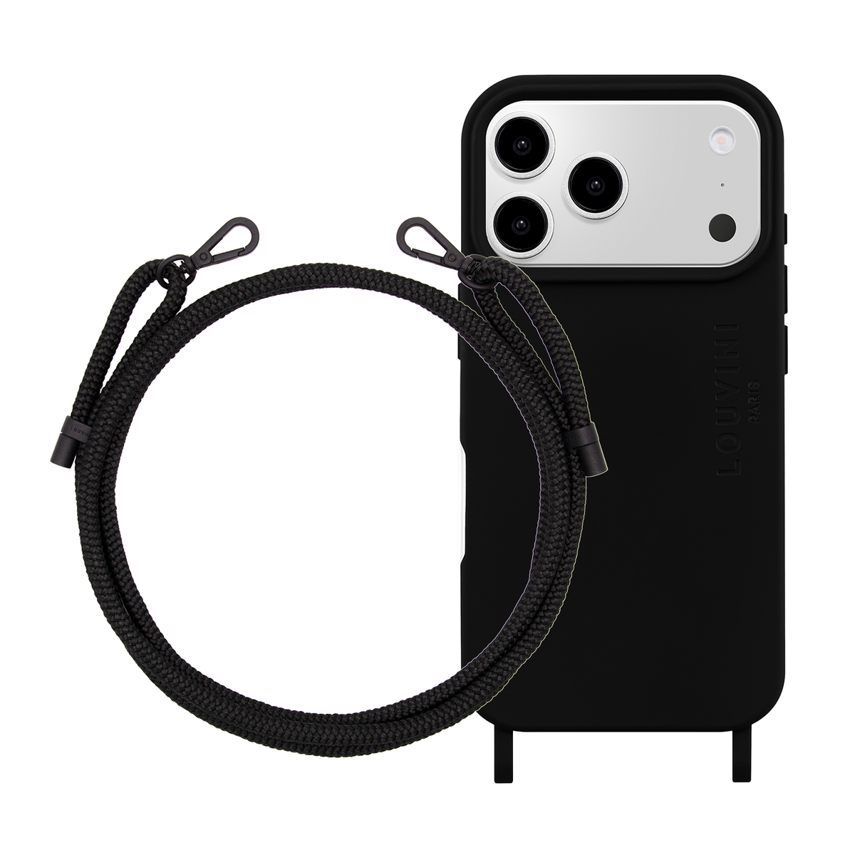 MILO MagSafe iPhone Case Black & SAM Cord Black