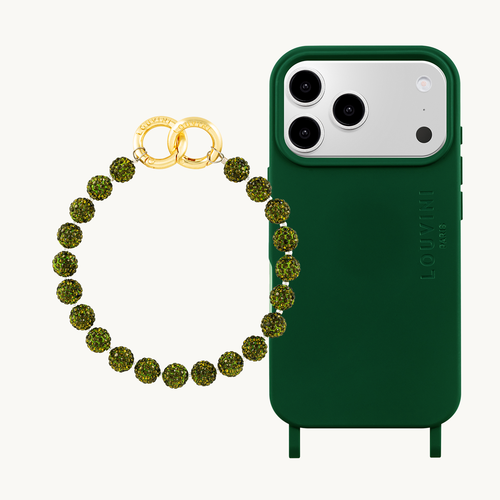 MILO MagSafe Olive Iphone Case & PETIT DAISY Khaki Bracelet
