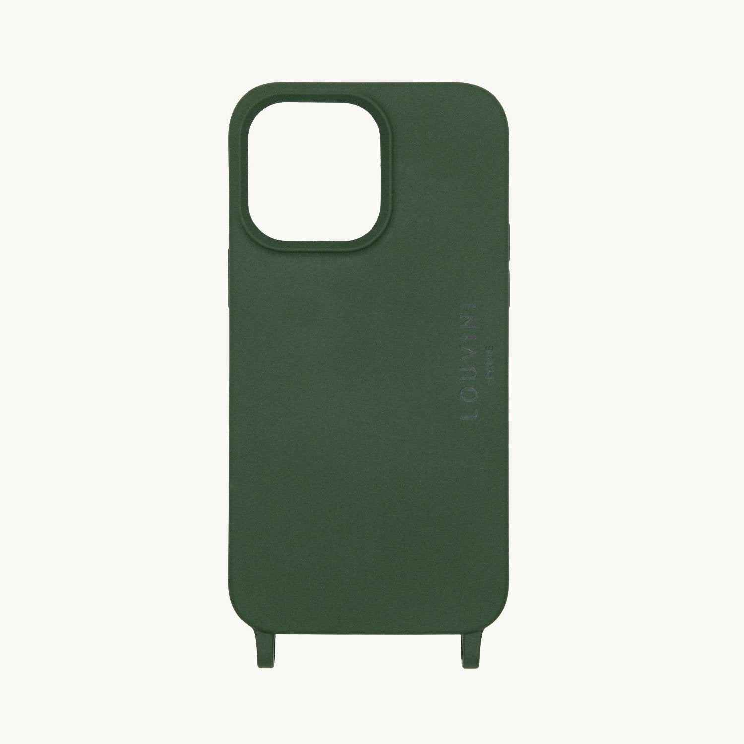 Coque iPhone 14 Pro Max MagSafe avec anneaux vert olive