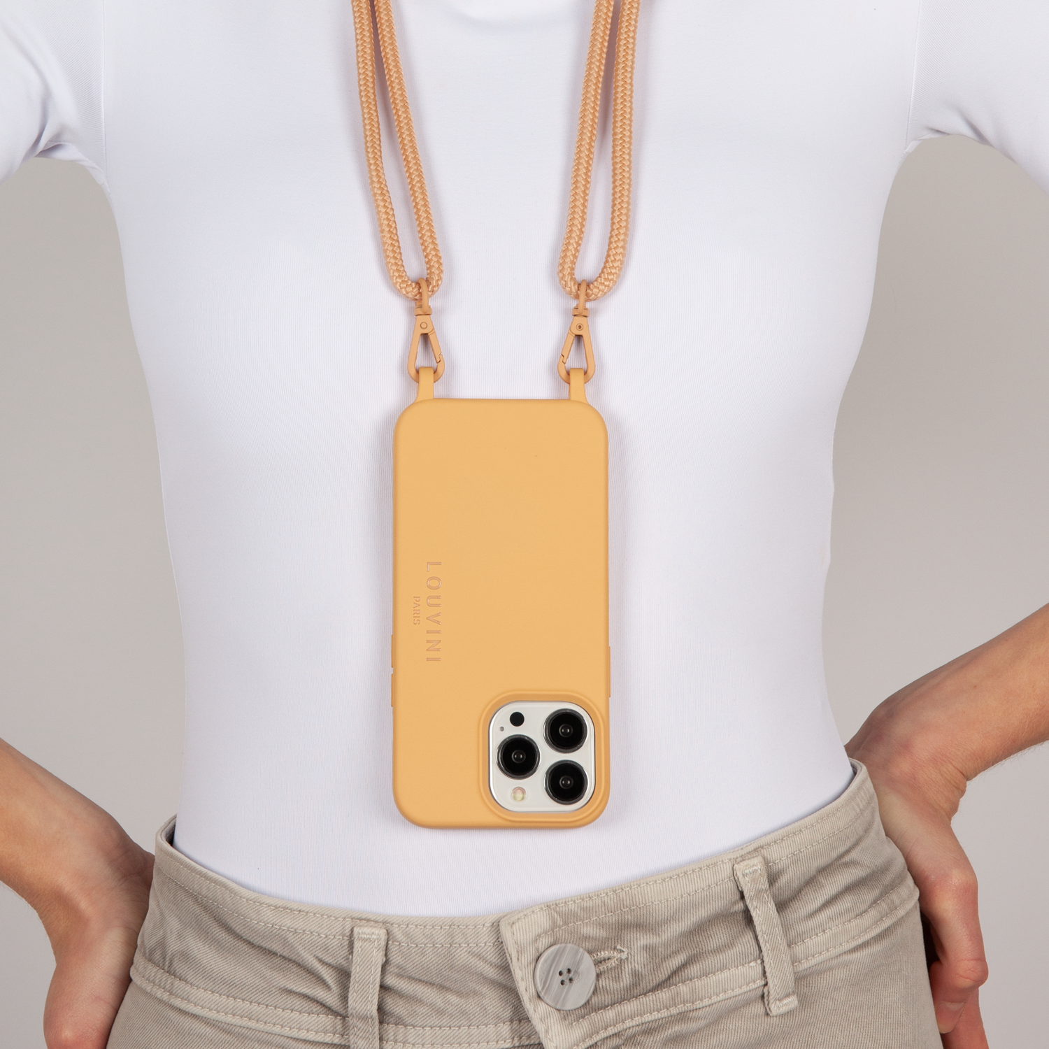 IPHONE CASE WITH LOOPS AND MAGSAFE MILO - PEACH