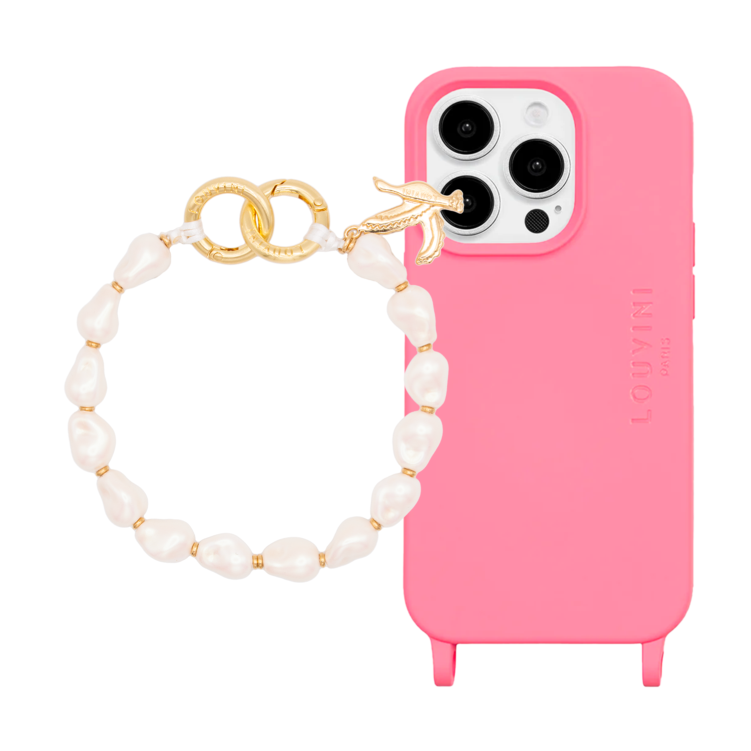 iPhone Case MILO MagSafe Pink & IDA Ecru Bracelet