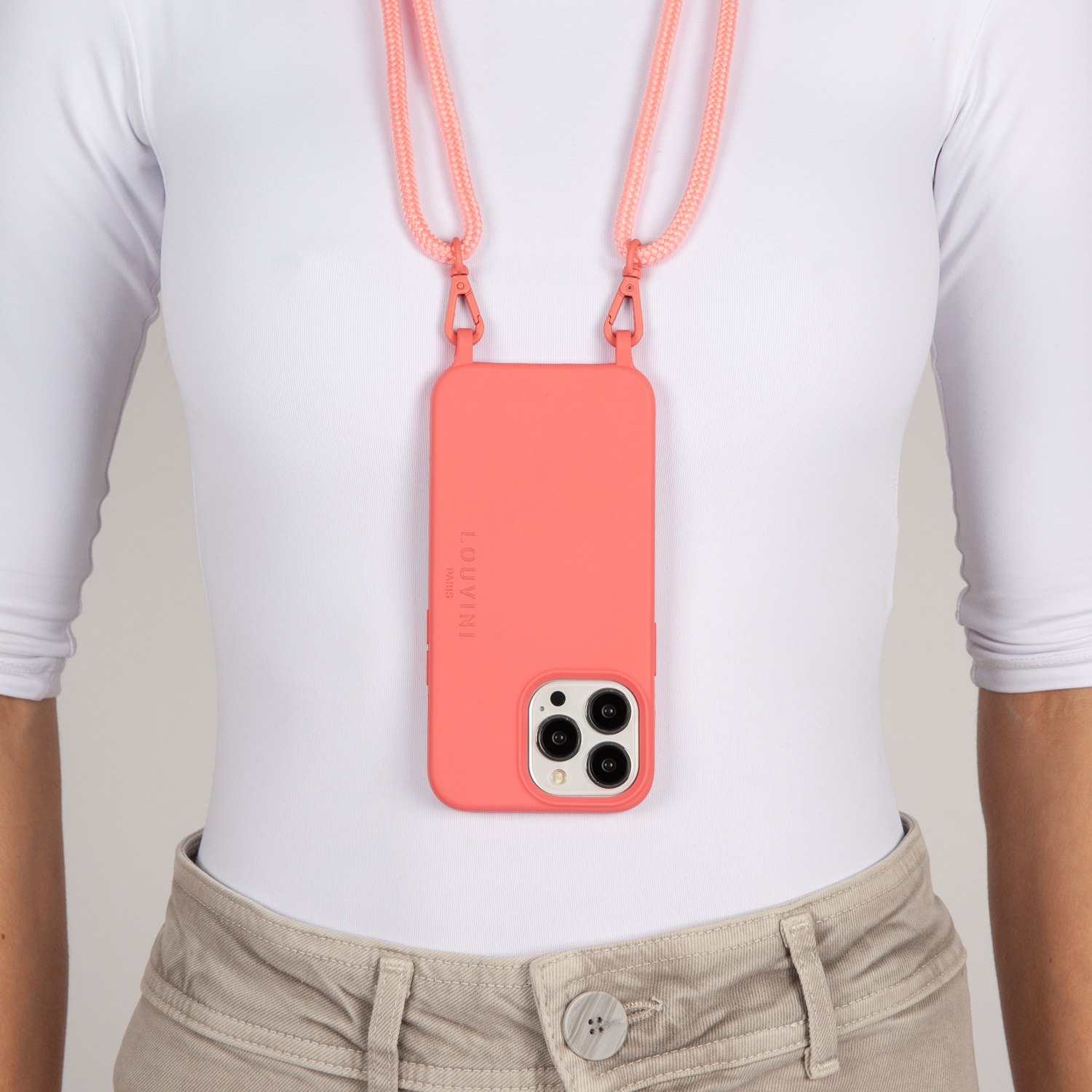 IPHONE CASE WITH LOOPS AND MAGSAFE MILO - PINK