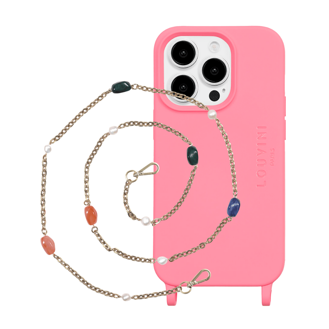 MILO Pink MagSafe iPhone Case & YSA Chain