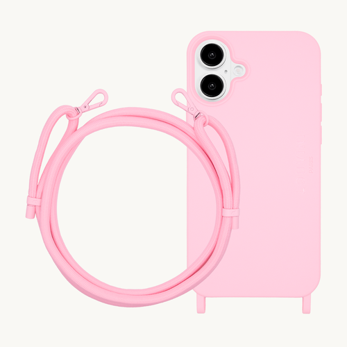 iPhone Case MILO Soft Pink & SAM Soft Pink Cord