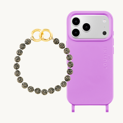 MILO MagSafe Purple iPhone Case & PETIT DAISY Anthracite Bracelet