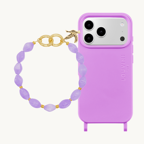 MILO Purple MagSafe iPhone Case & PETIT RITA Bracelet Violet
