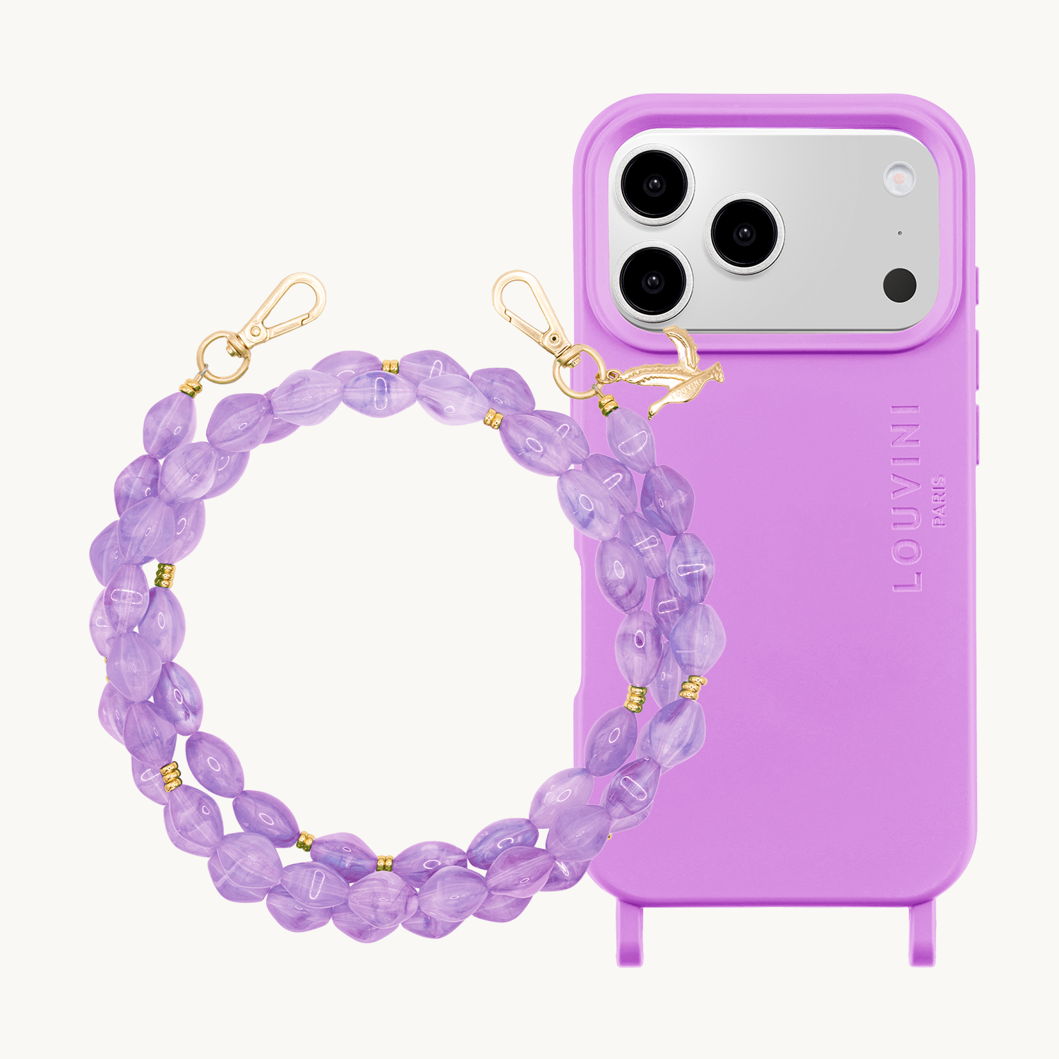 MILO Purple MagSafe iPhone Case & RITA chain - Purple