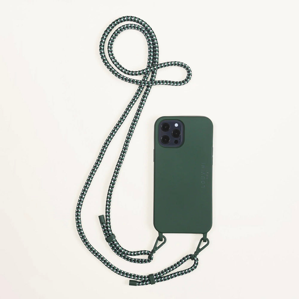 Milo Olive iPhone Case & Sam Black-green Cord