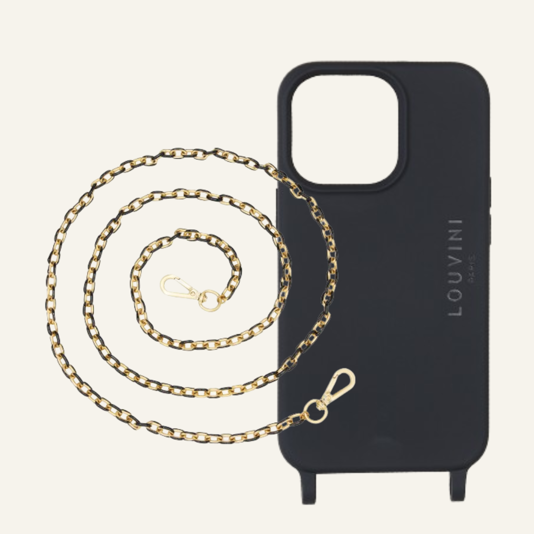 Milo Black iPhone Case & Mia Black chain