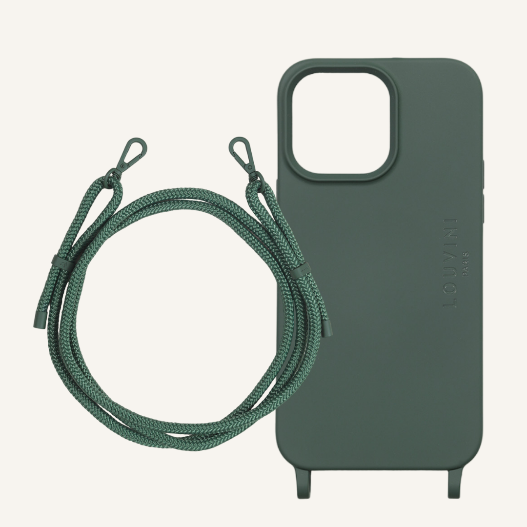 Milo Olive iPhone Case & Sam Olive Cord