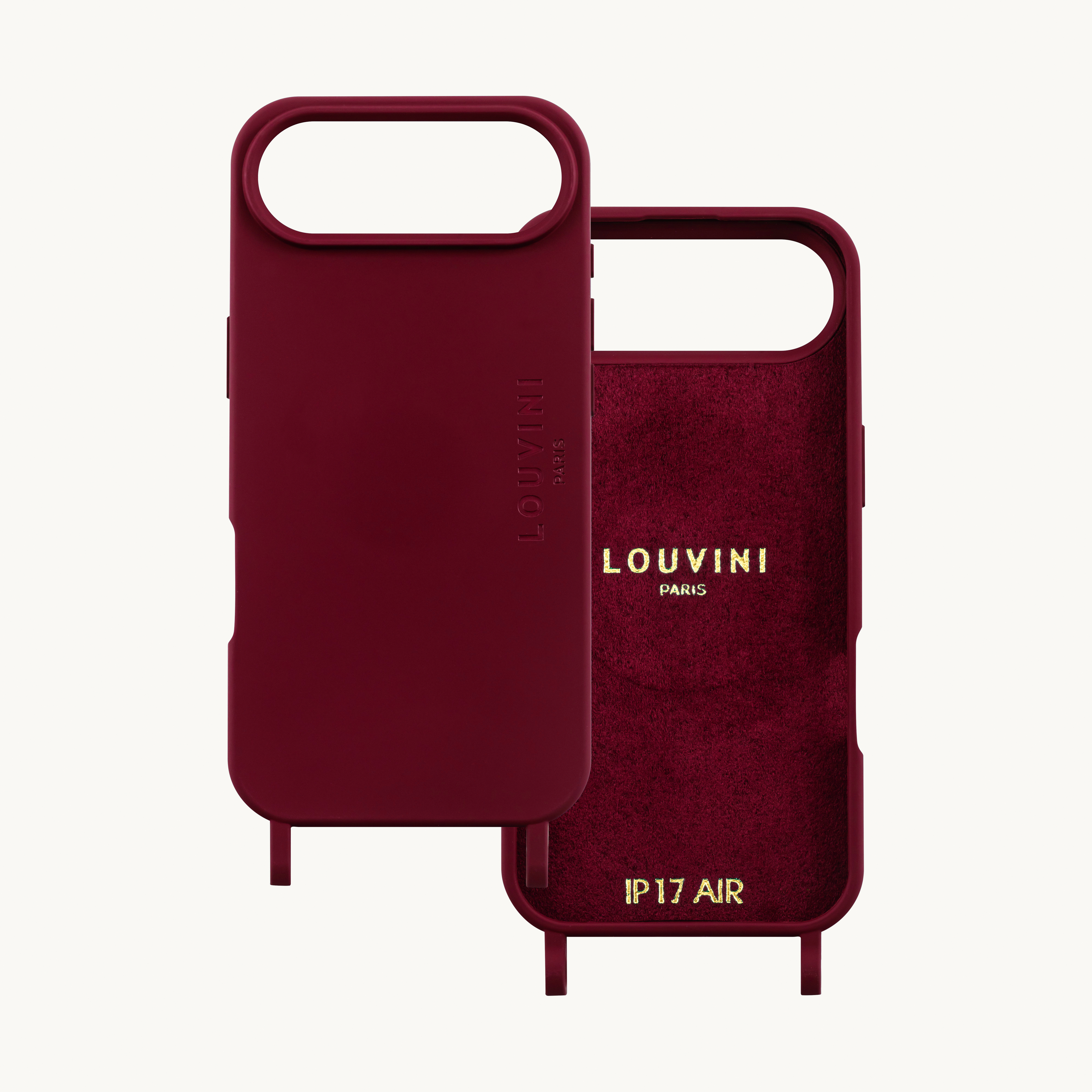 iPhone Case with loops and MagSafe MILO - Burgundy
