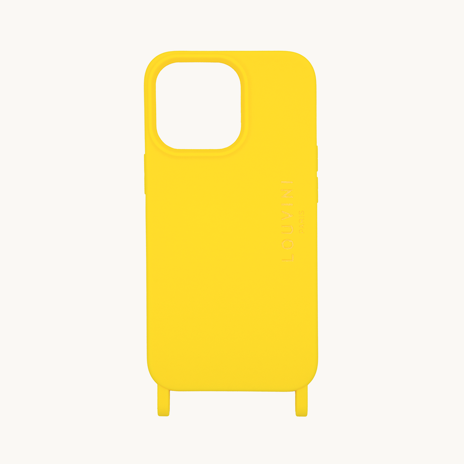 IPHONE CASE WITH LOOPS MILO - YELLOW