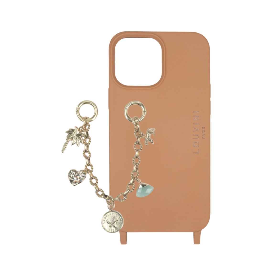 Milo Cinnamon iPhone Case & Petit Lucky Chain