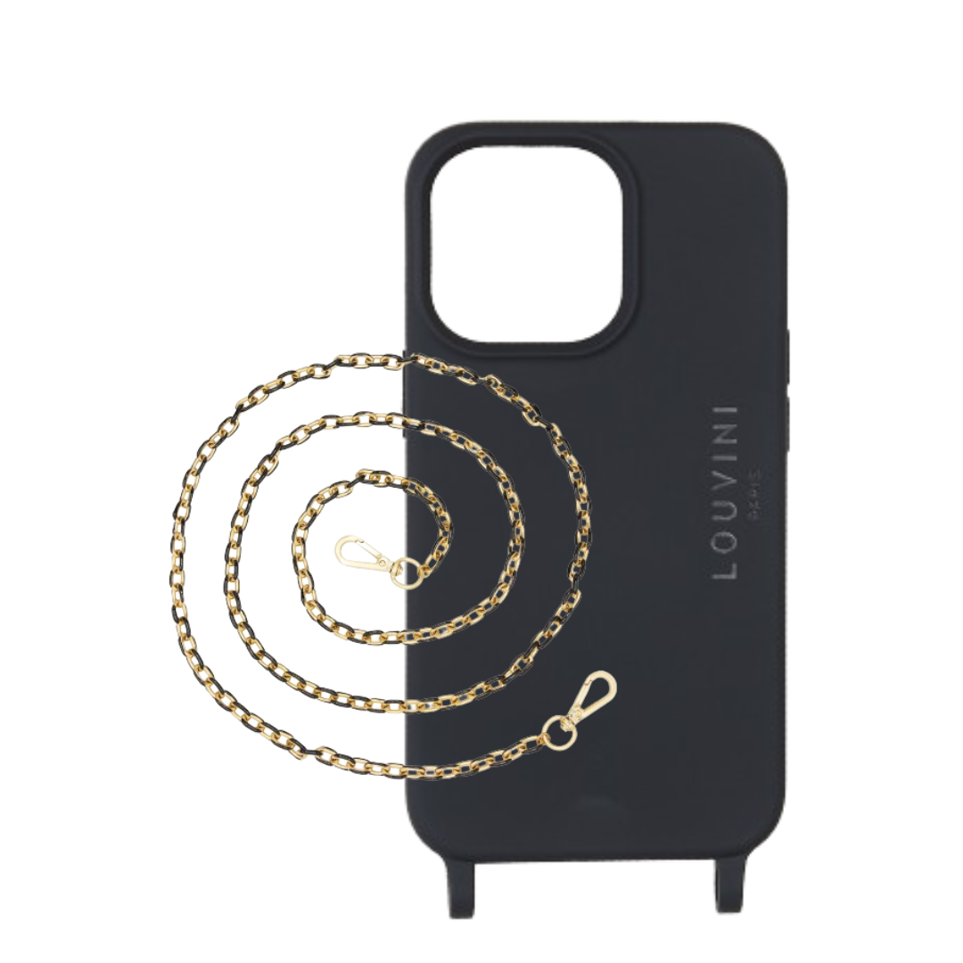 Milo Black iPhone Case & Mia Black chain