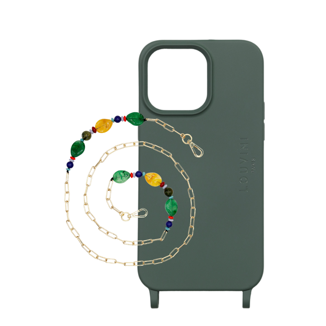 Milo Olive iPhone Case & Bella Chain