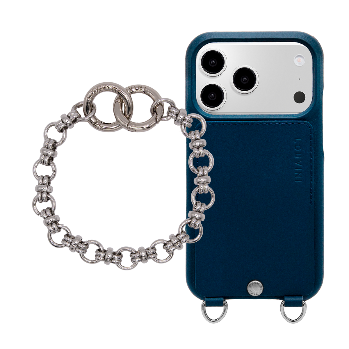OSCAR Silver Navy iPhone Case & Bracelet PETIT BECKY Silver