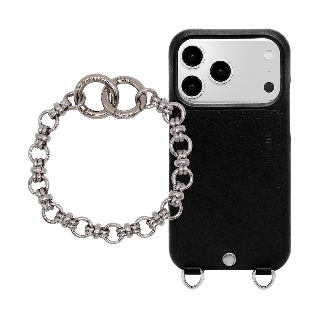 OSCAR Silver Black iPhone Case & Bracelet PETIT BECKY Silver