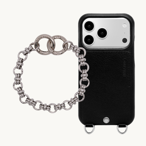 OSCAR Silver Black iPhone Case & Bracelet PETIT BECKY Silver