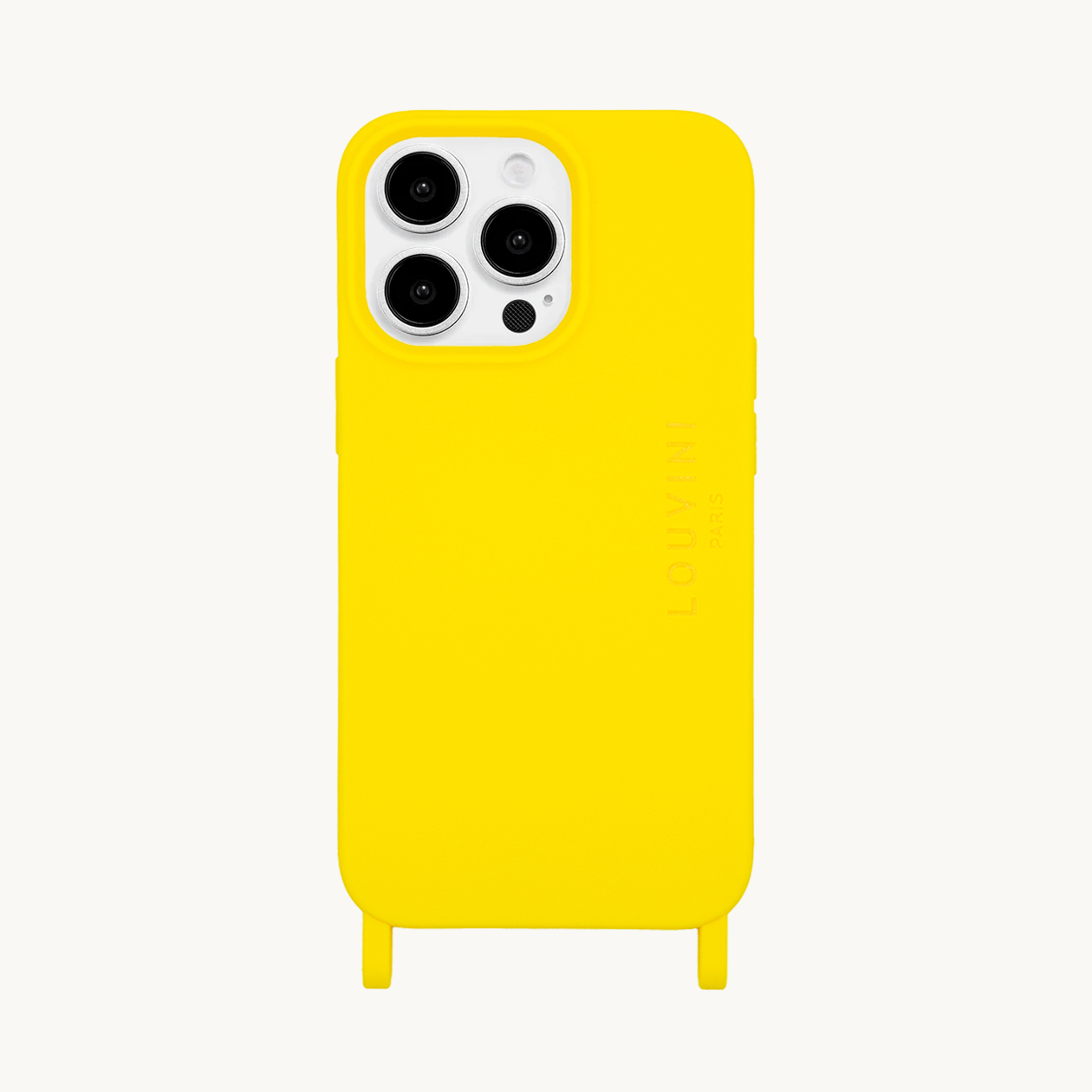 iPhone Case with loops MILO - YELLOW