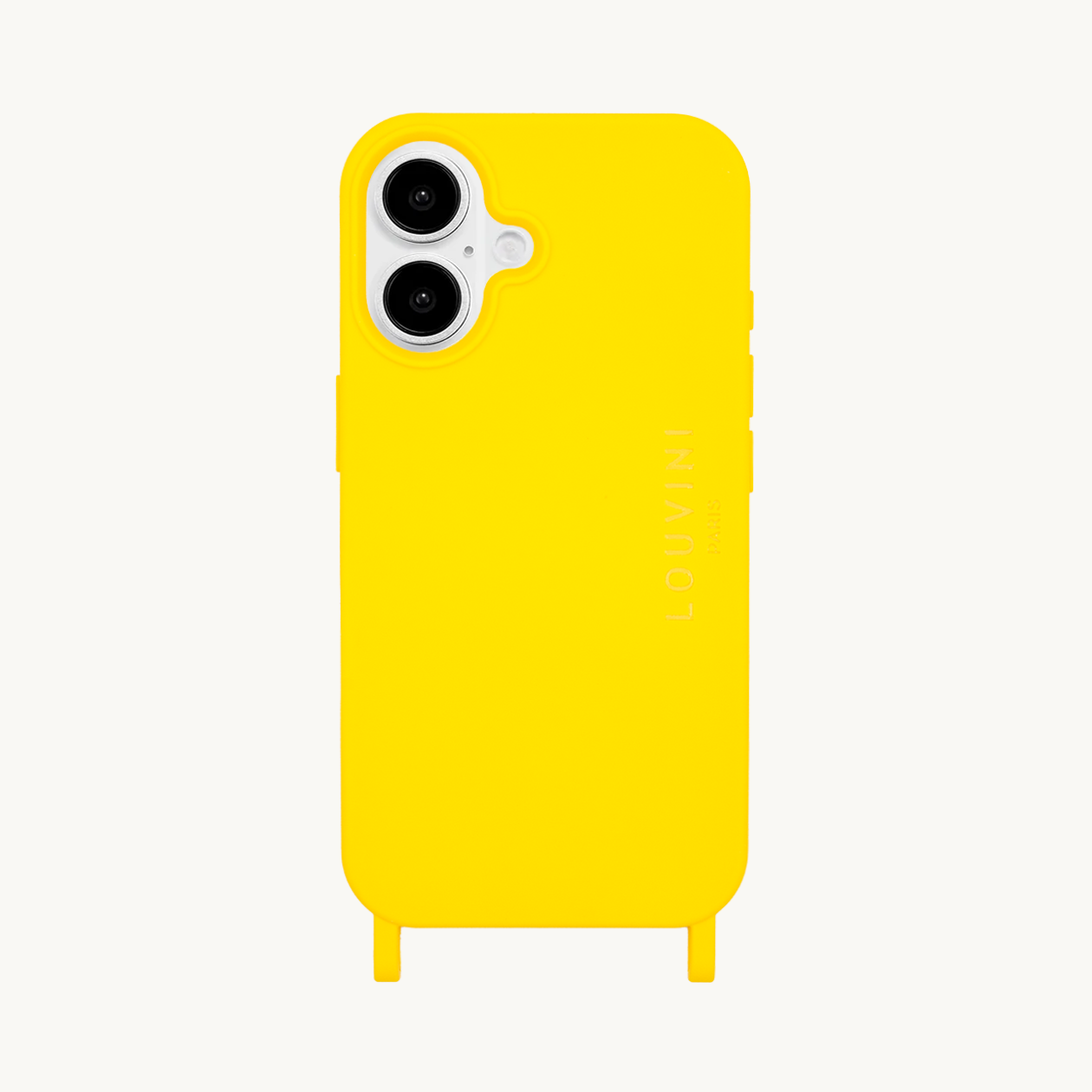 iPhone Case with loops MILO - YELLOW
