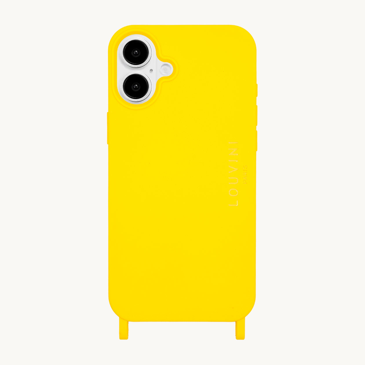 iPhone Case with loops MILO - YELLOW