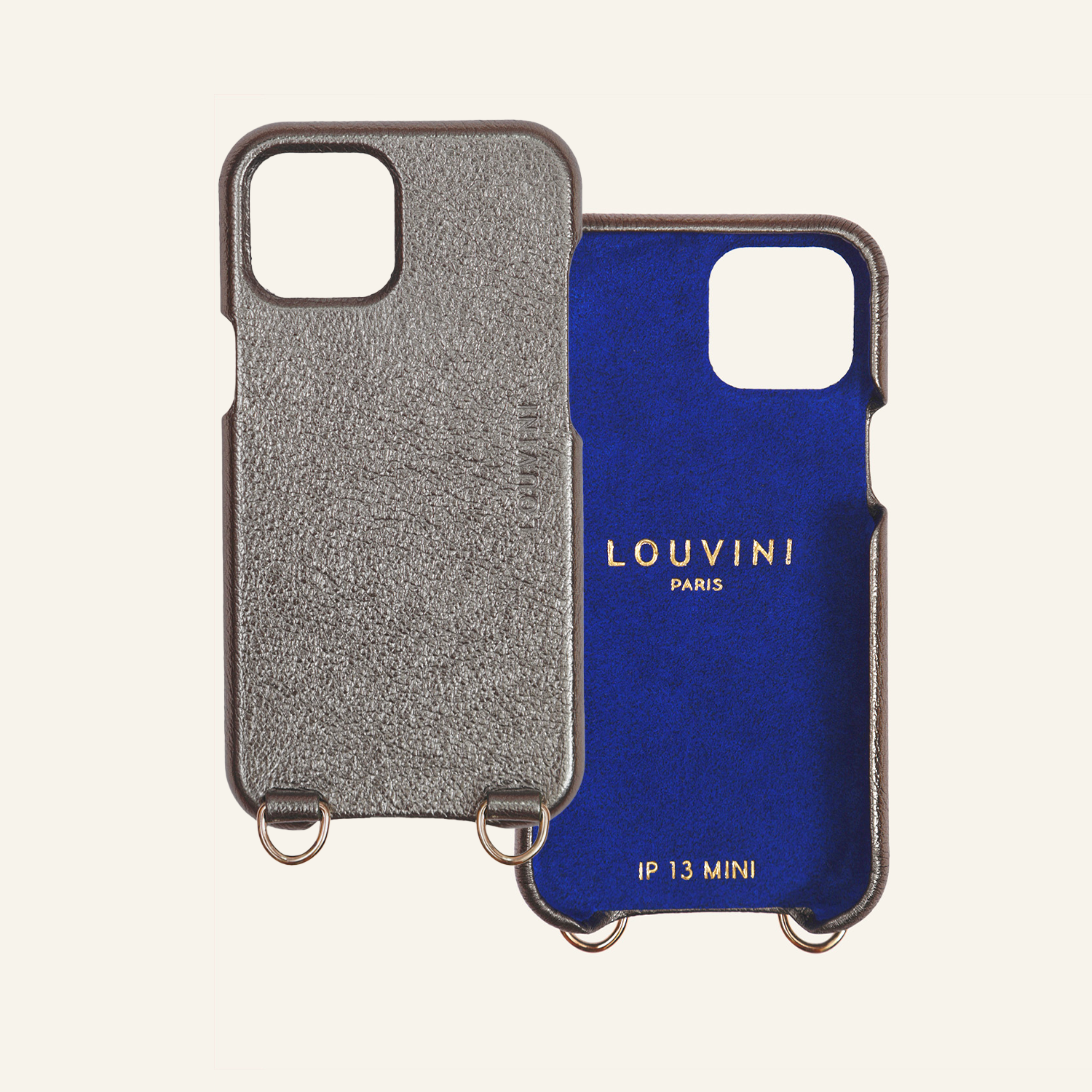 LEATHER IPHONE CASE PETIT LOU (Iphone 12 & 13 mini)