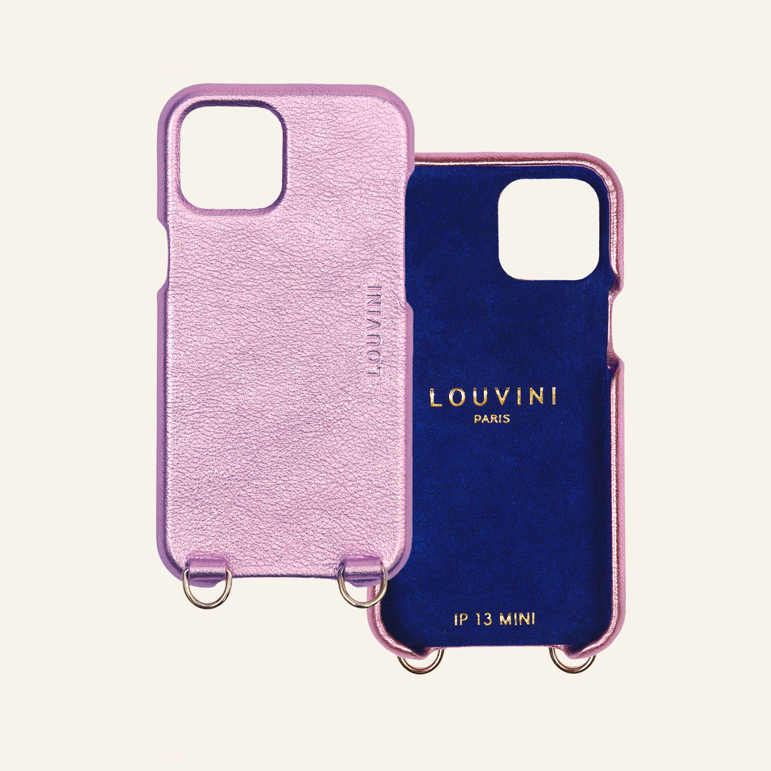 LEATHER IPHONE CASE PETIT LOU (Iphone 12 & 13 mini)