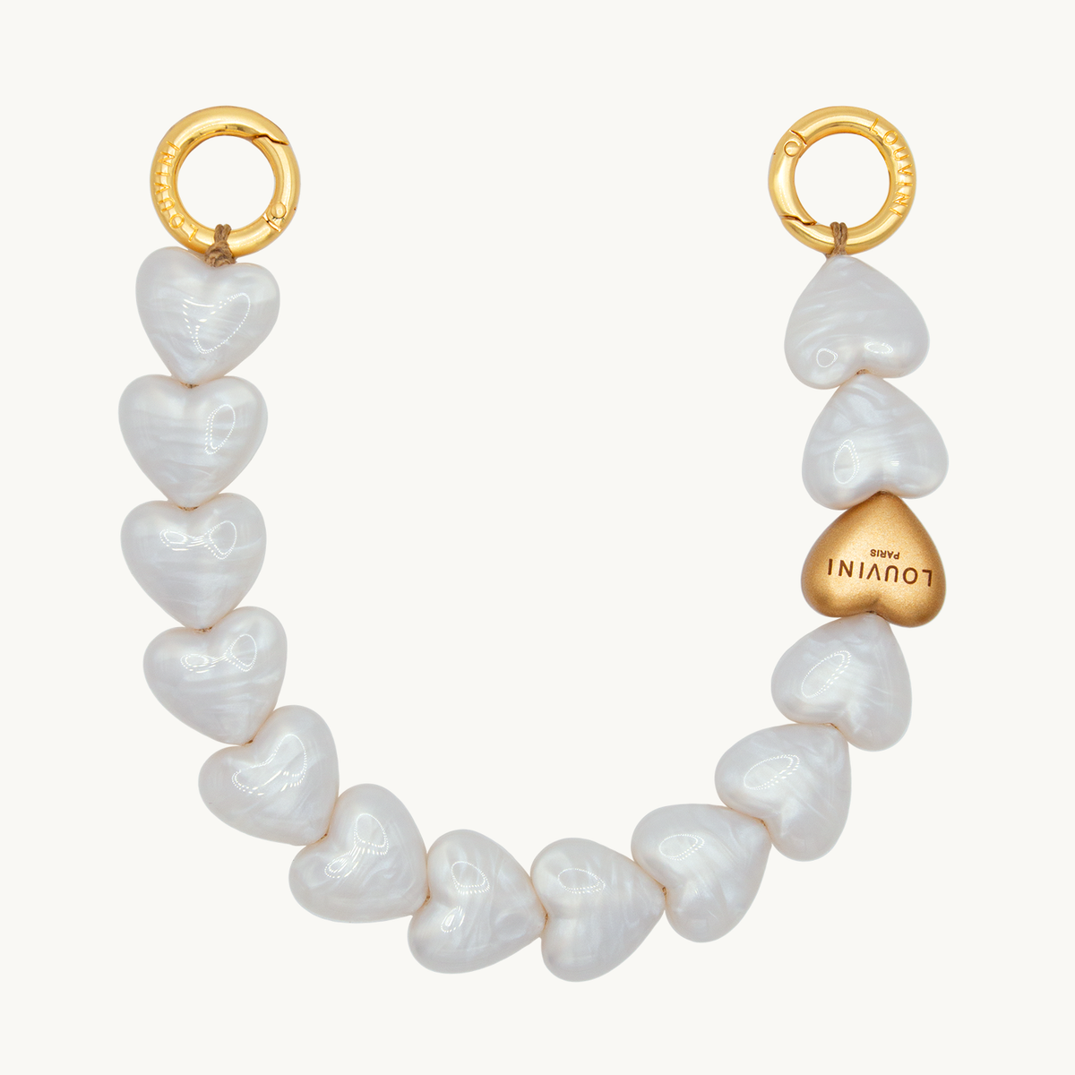 PETIT CUORE Bracelet - White Pearl