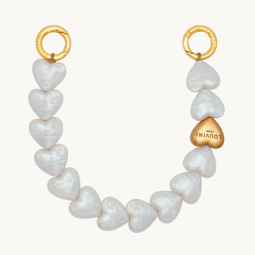 PETIT CUORE Bracelet - White Pearl