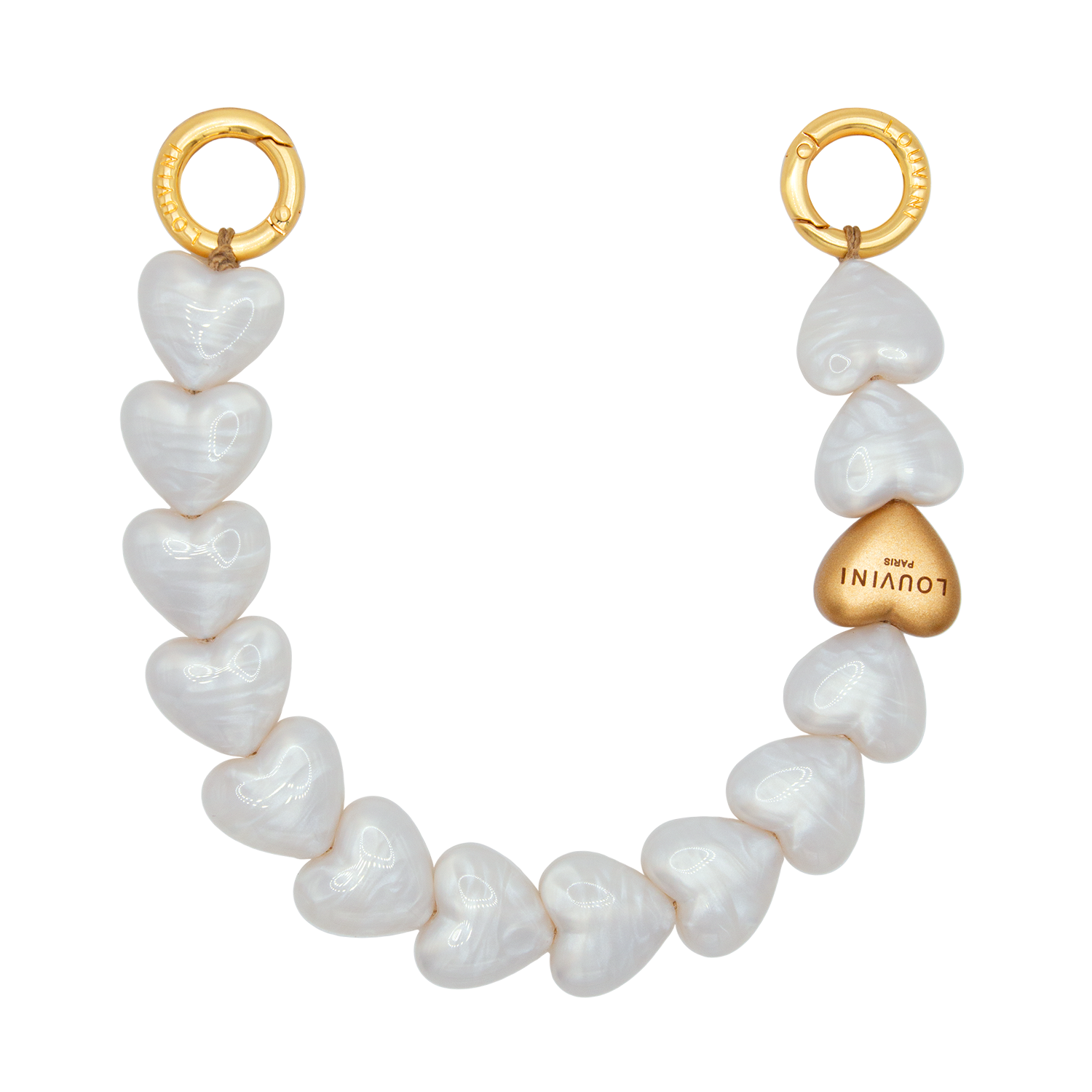 PETIT CUORE Bracelet - White Pearl