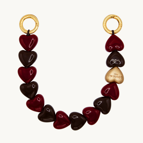 PETIT CUORE Bracelet - Burgundy-Brown