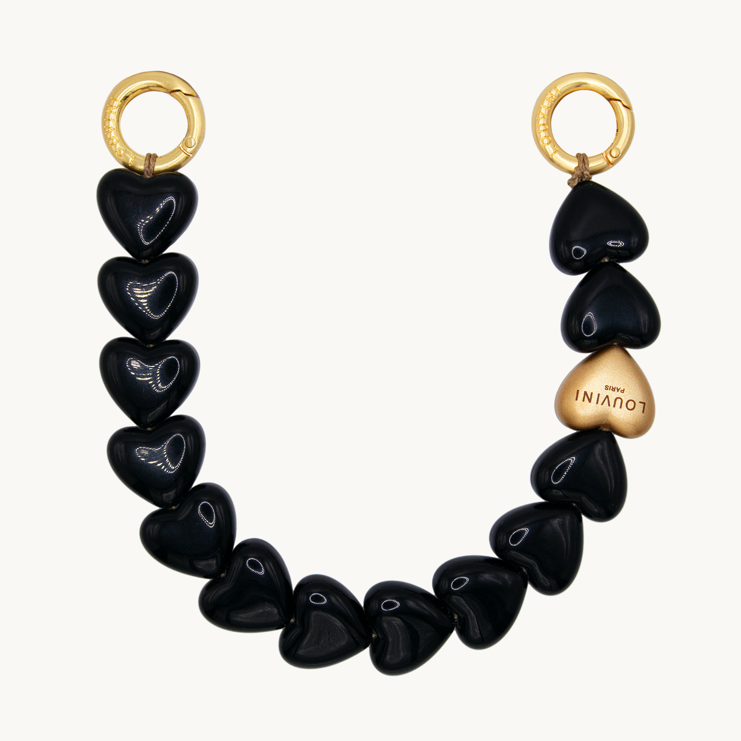 PETIT CUORE Bracelet - Black