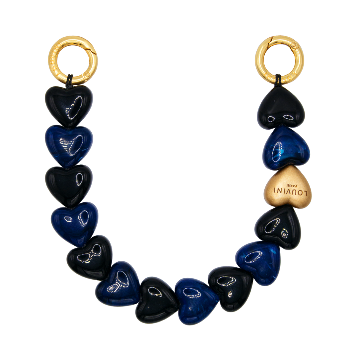 PETIT CUORE Bracelet - Black-Navy