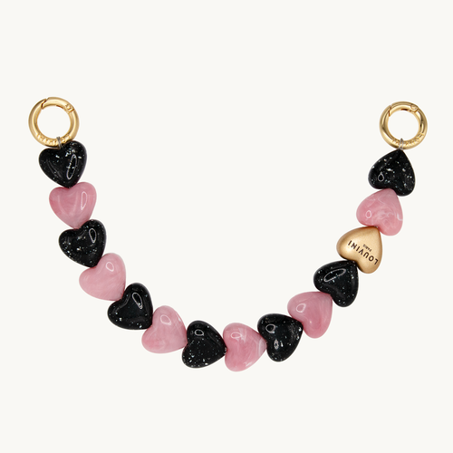 PETIT CUORE Bracelet - Black-Pink