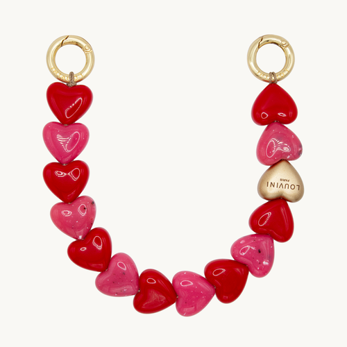 PETIT CUORE Bracelet - Pink-Red