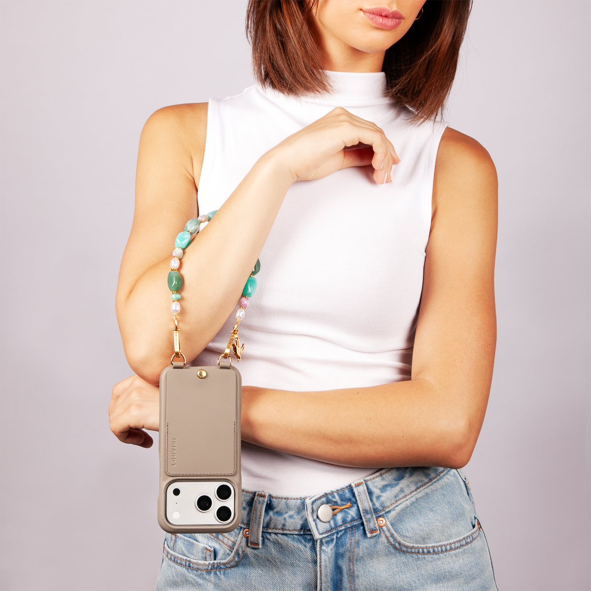 MILO Olive MagSafe iPhone Case & Bracelet PETIT ESMEE Turquoise