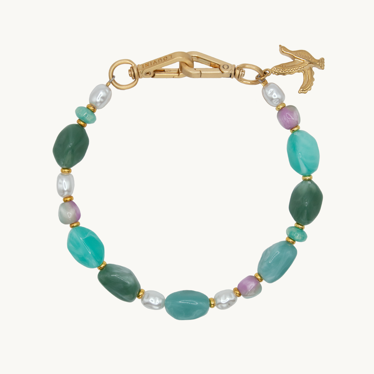MILO Olive MagSafe iPhone Case & Bracelet PETIT ESMEE Turquoise