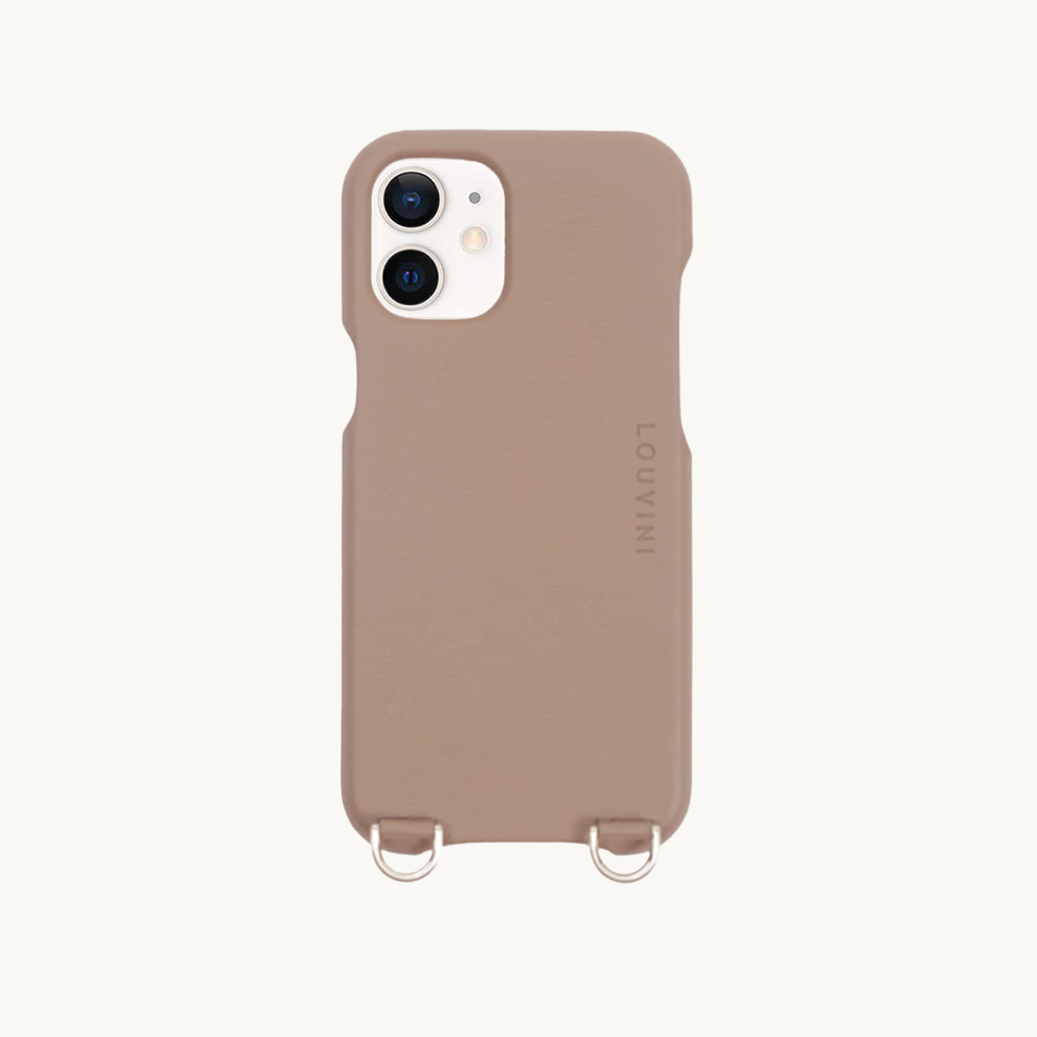 LEATHER IPHONE CASE PETIT LOU - Camel (iPhone 12 & 13 Mini)
